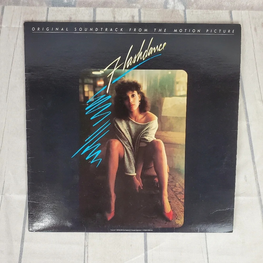 Flashdance Vintage 1983  Vinyl Record Motion Picture Soundtrack What a Fe…